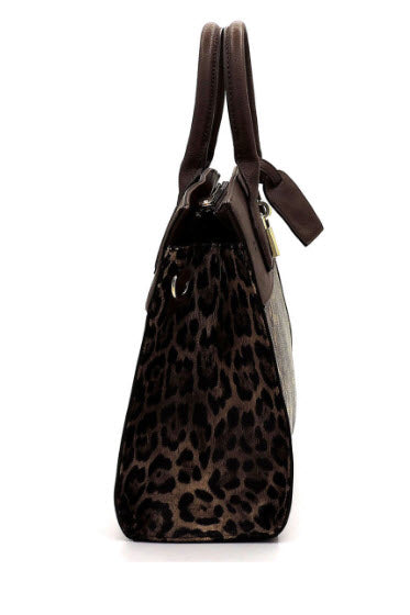 Leopard Print Purse & Wallet Set