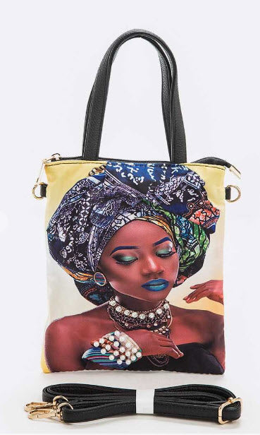 Ankara Turban Woman Bag