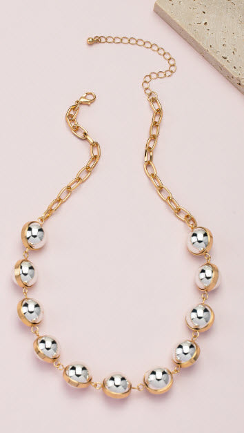 Metal Ball Chain Necklace