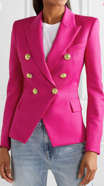 Plus Size Pink Blazer